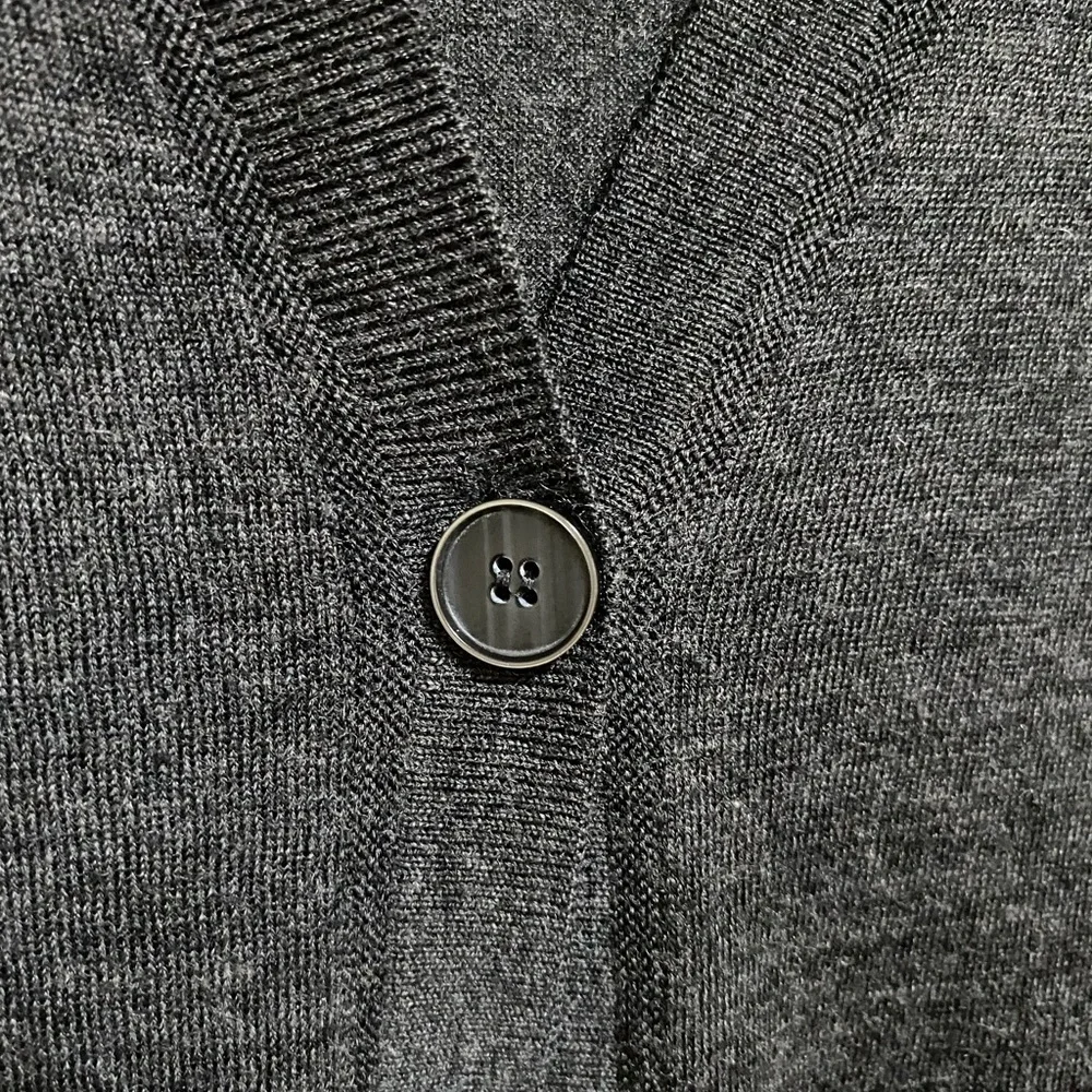 EUC LOFT Charcoal Gray cardigan, size XSP - Picture 4 of 4